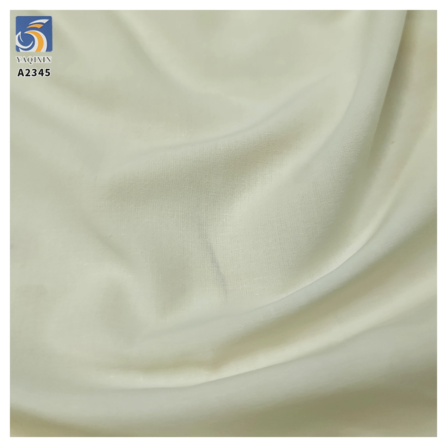 A2345 Spring Women Shirting Fabric 60 Counts 110gsm 100% Cotton Poplin Plain Washed Cotton Fabric - 图片 3