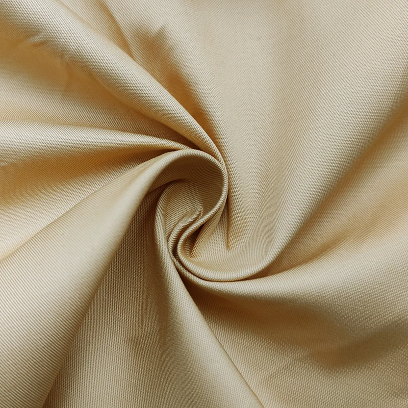 A2137 155gsm Twill Cotton High Density Fabric Textile Hot Sale Chinese Hanfu Shirt Cotton Khaki Fabric - 图片 2