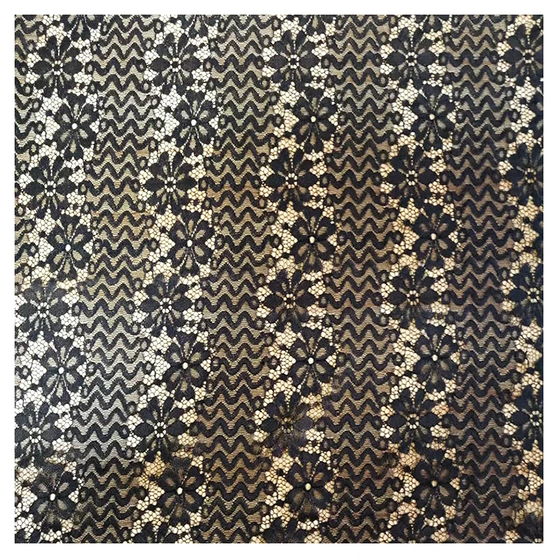 NO MOQ Wholesale Price Lace Fabric for Underwear Nigerian Chantilly Floral Lace Fabric 2025 Net Mesh Lace Fabric - 图片 4