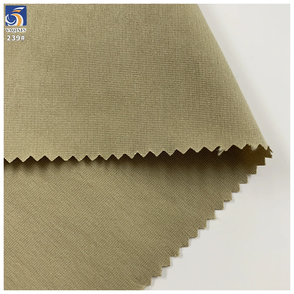 Y-239 120g OEM Custom Mountaineering Clothing Fabric Thin 100% Polyester Antistatic Fabric for Wide-Leg Pants Windbreaker - 图片 2