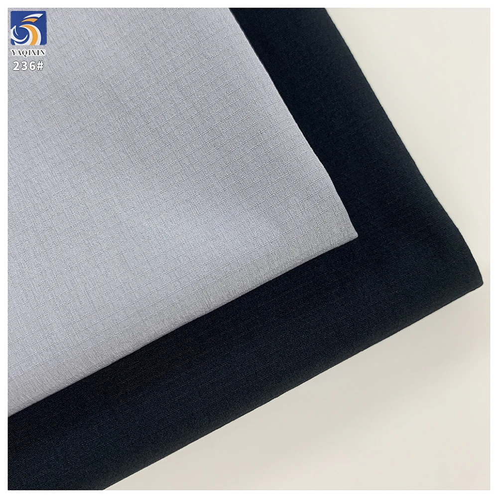 Y-236 115g China Supplier Material 100% Polyester 6x2mm Stripe Jacquard Cotton Feel Fabric 150cm for Men's Casual Pants - 图片 6
