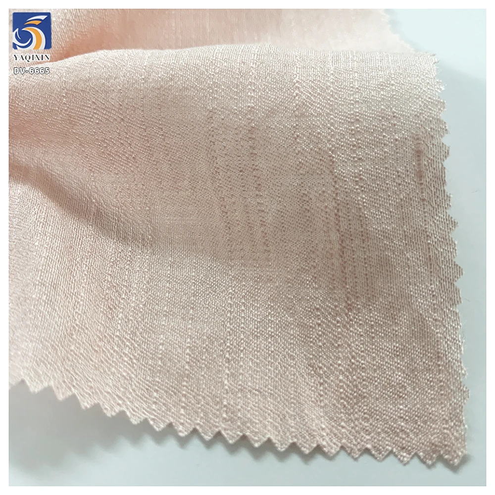 DV-6665 High Quality 100gsm 85 Rayon 15 Polyester Sustainable/Eco Friendly Women Summer Dress Blouse Fabric OEM Chiffon - 图片 2