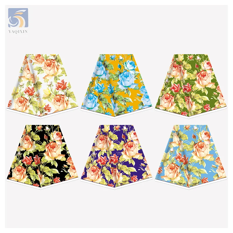 Summer New Style Flower Printed Polyester Fabric Pacific Island Design Hawaiian Print Fabric for Clothing - 图片 6