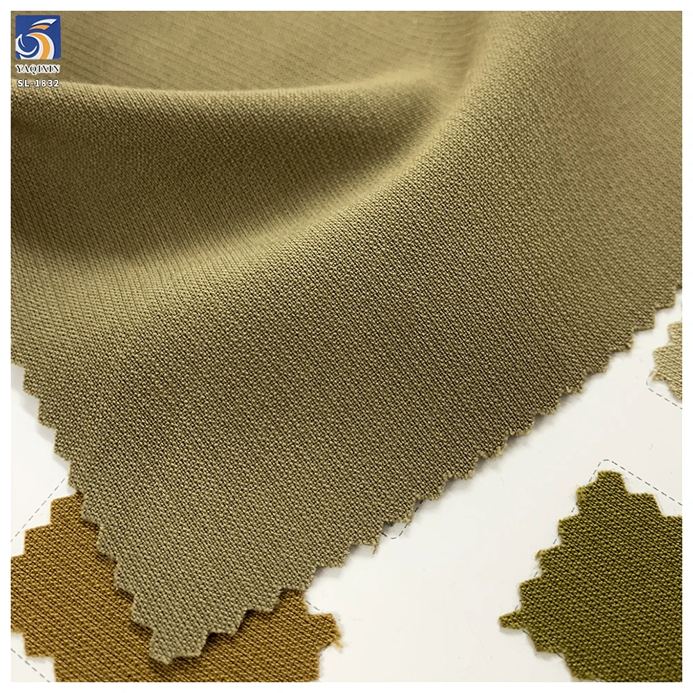 SL-1832 High Quality 250gsm TR Stretch Polyester Rayon Spandex Stretch Khaki Suiting Fabric Wrinkle Resistant for Mens Suit - 图片 5