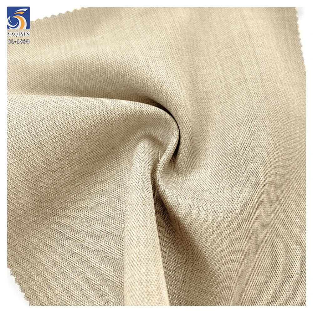 SL-1830 Wholesale 180gsm 3/1 Twill Weave 100% Polyester Soft Drape Twill Fabric 150cm Medium Weight for Wide Leg Pants - 图片 4