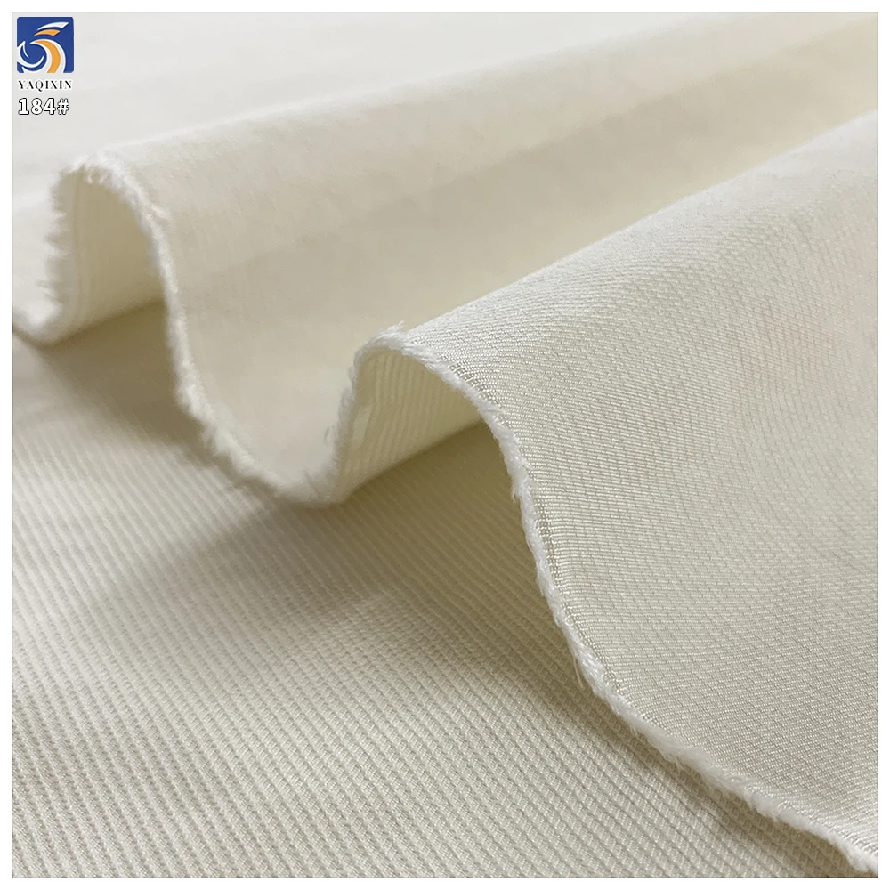 Y-184 165g Windbreaker Plain Dyed Easy-Care 100% Polyester Cavalry Twill Fabric Lightweight for New Spring Coat - 图片 5