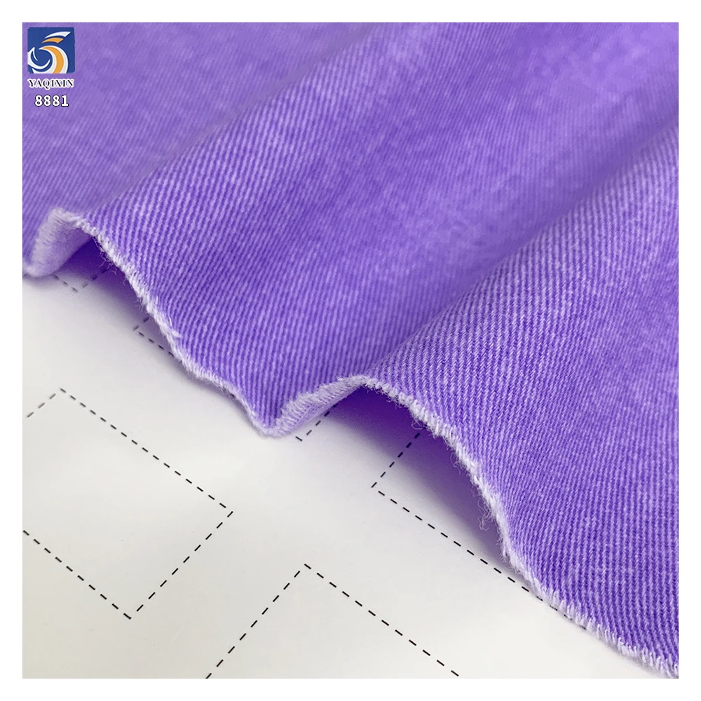 A8881 16*12 280g Top Quality Cotton Twill Fabrics for Shirts Woven Washed Earthy Yellow 100% Cotton Twill Clothing Fabric - 图片 5