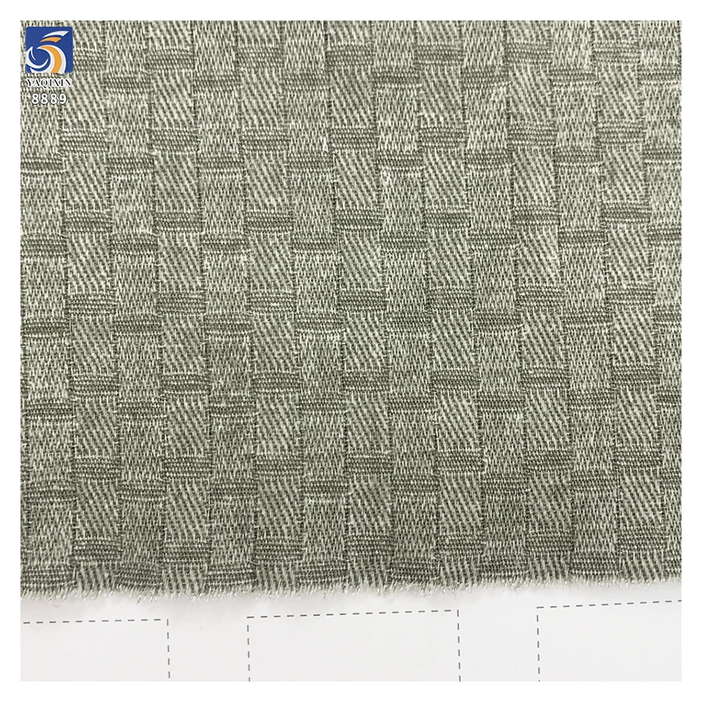A8889 150cm 250g China Wholesale Jacquard Plaid 100% Cotton Fabric Woven Cotton Plaid Pants Fabrics - 图片 5