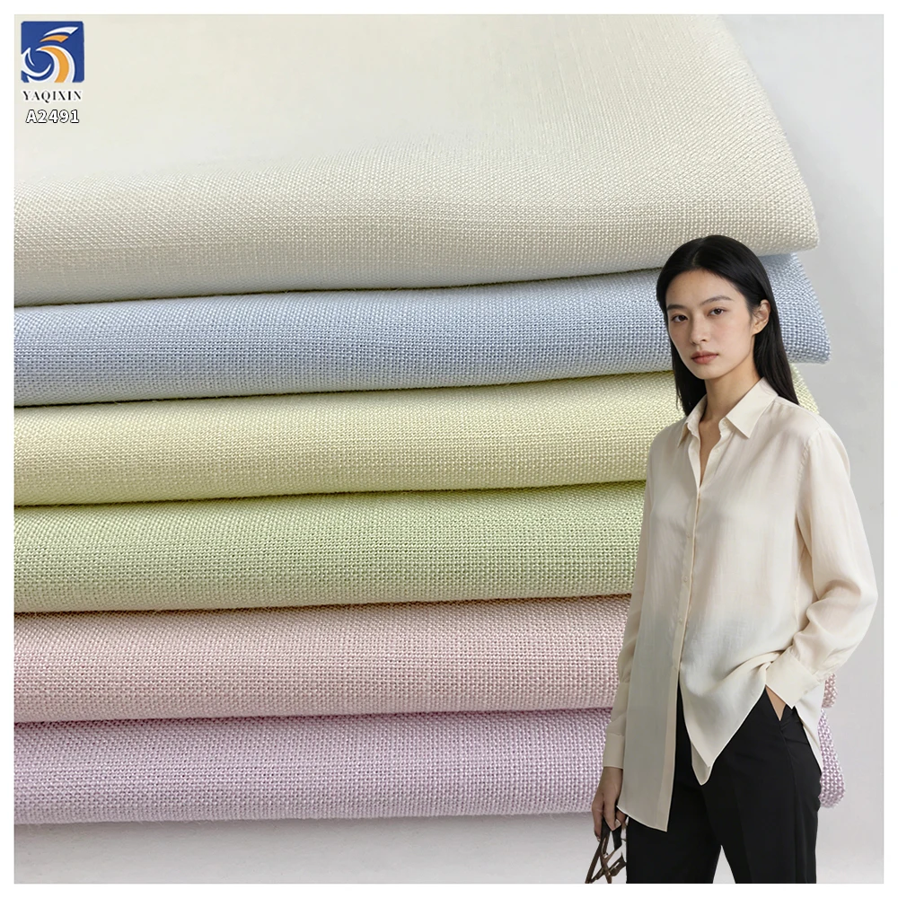 DV730 High Quality 160g Plain Wrinkle-Resistant and Soft 100% Lyocell Fabric for Wrinkle-Resistant Shirts Men and Women