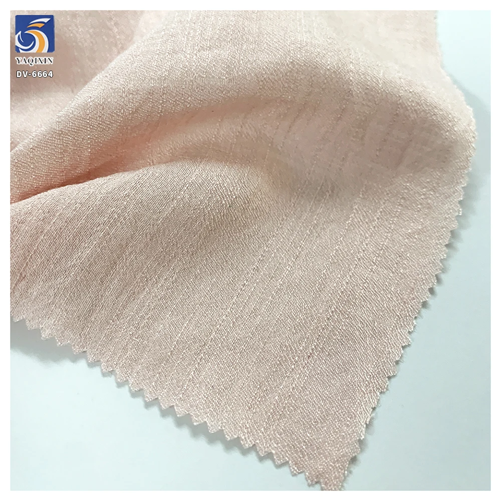 DV-6665 High Quality 100gsm 85 Rayon 15 Polyester Sustainable/Eco Friendly Women Summer Dress Blouse Fabric OEM Chiffon - 图片 3
