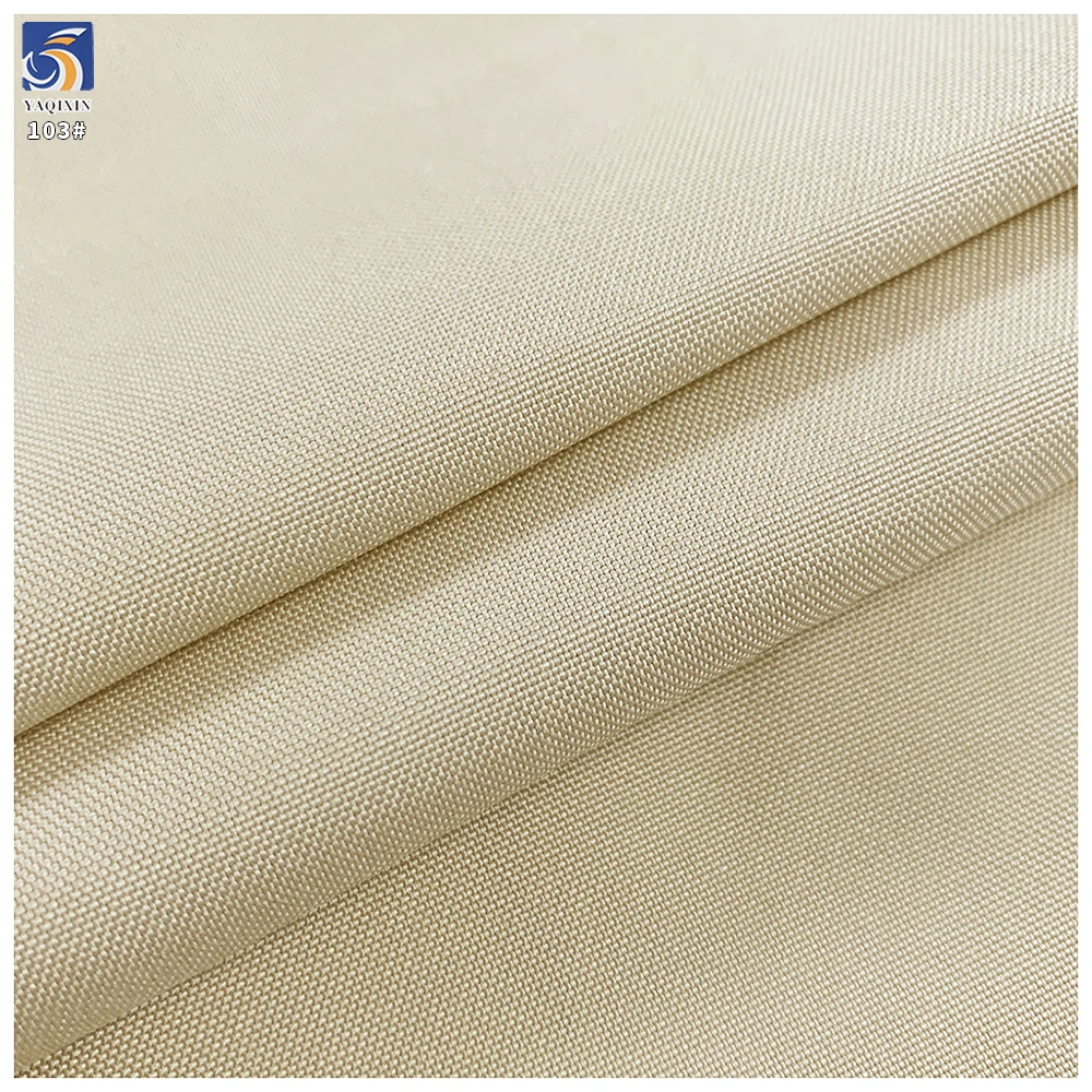 Y-103 Customized Price 170g Beige 100% Polyester Large Oxford Antistatic Waterproof Fabric for Men Windbreaker Jacket - 图片 5