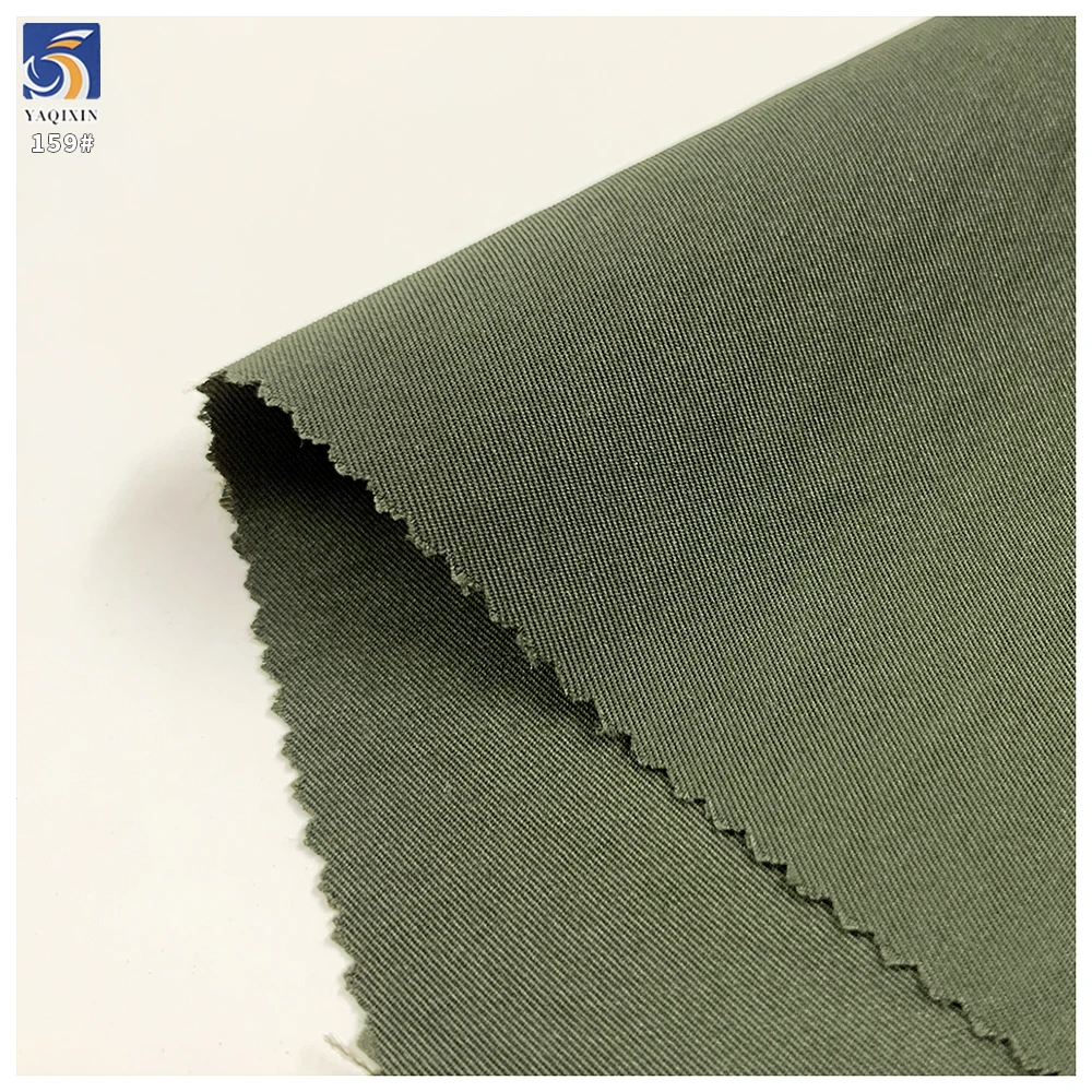 Y-159 Wholesale 155g 100% Polyester Soft Fine Twill Wrinkle Free Anti Static Fabric 150cm for Wide Leg Pants Trousers - 图片 6