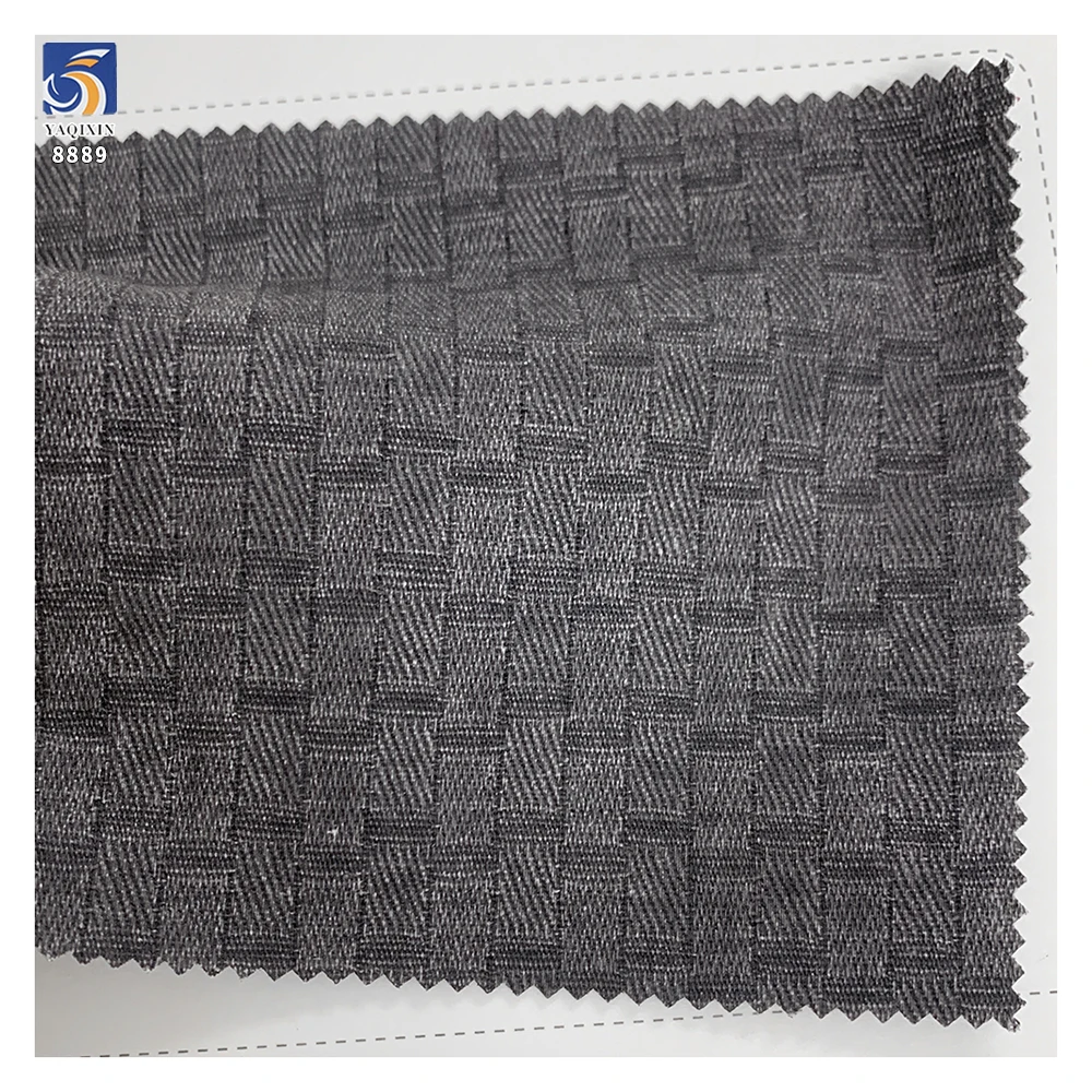 A8889 150cm 250g China Wholesale Jacquard Plaid 100% Cotton Fabric Woven Cotton Plaid Pants Fabrics - 图片 6