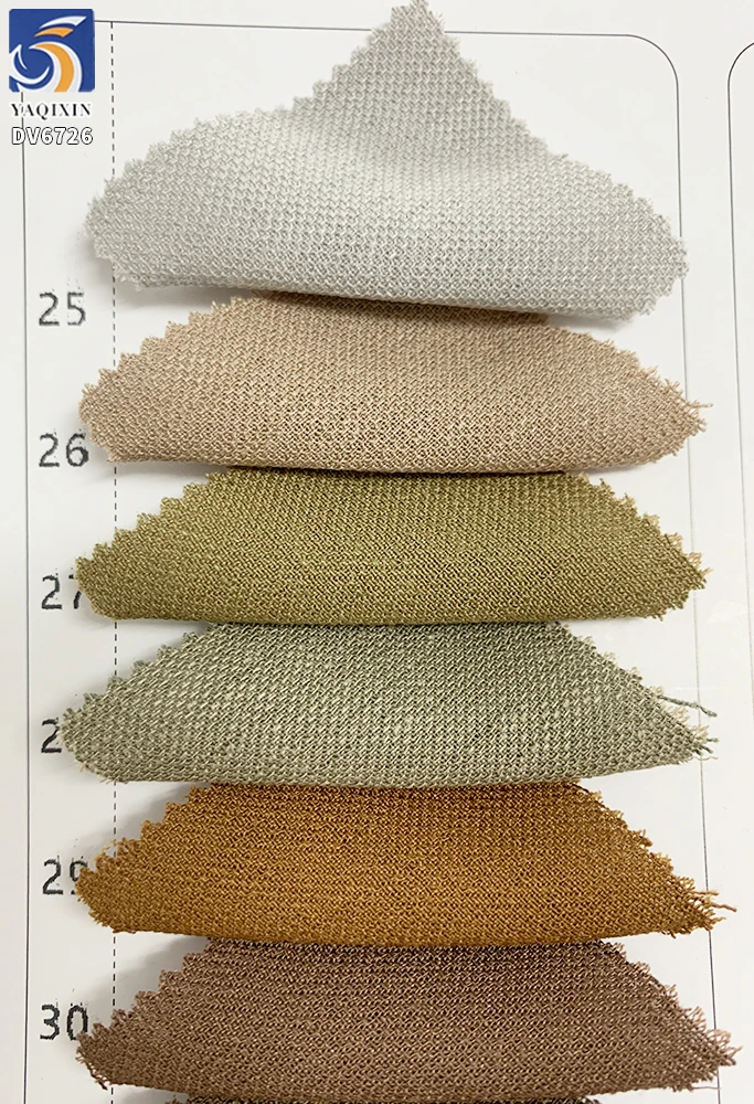 DV6726 160gsm Medium Weight Woven Solid Color Blended 40% Polyester 60% Rayon Fashion 2026 Fabric for Suits and Clothing - 图片 6