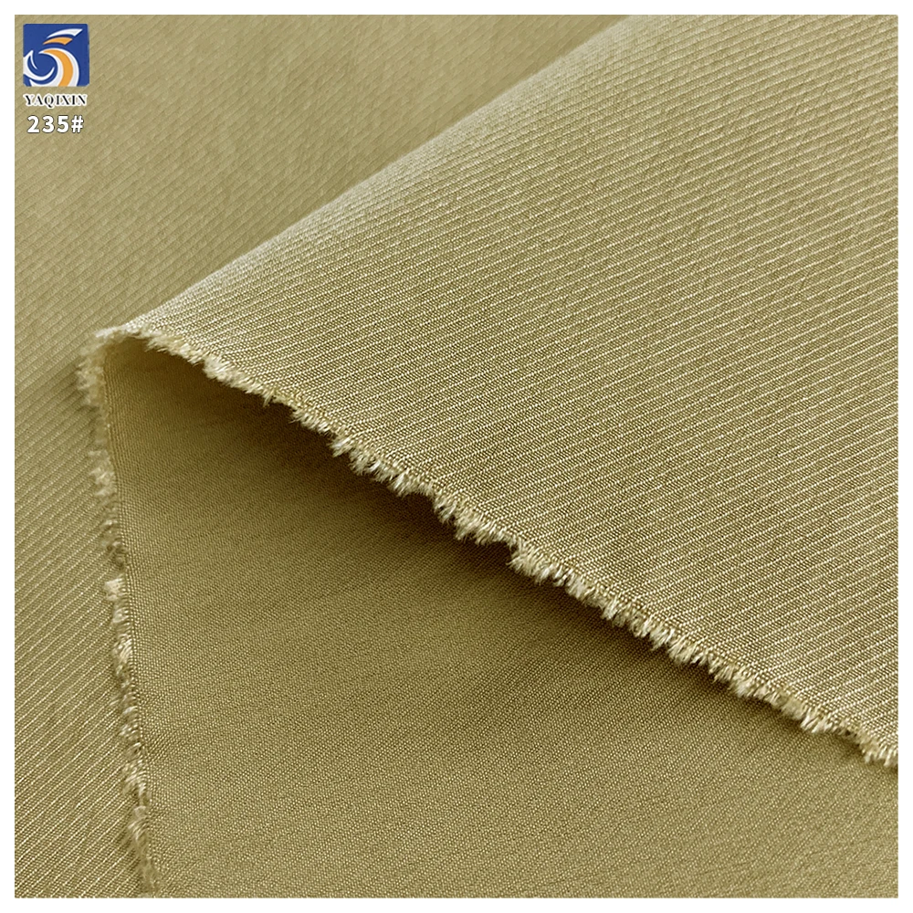 Y-235 110g Lightweight High Shrinkage Cavalry Twill Fabric 100% Polyester 2/1 Twill Fabric for Pants Casual Wear Wholesale - 图片 4