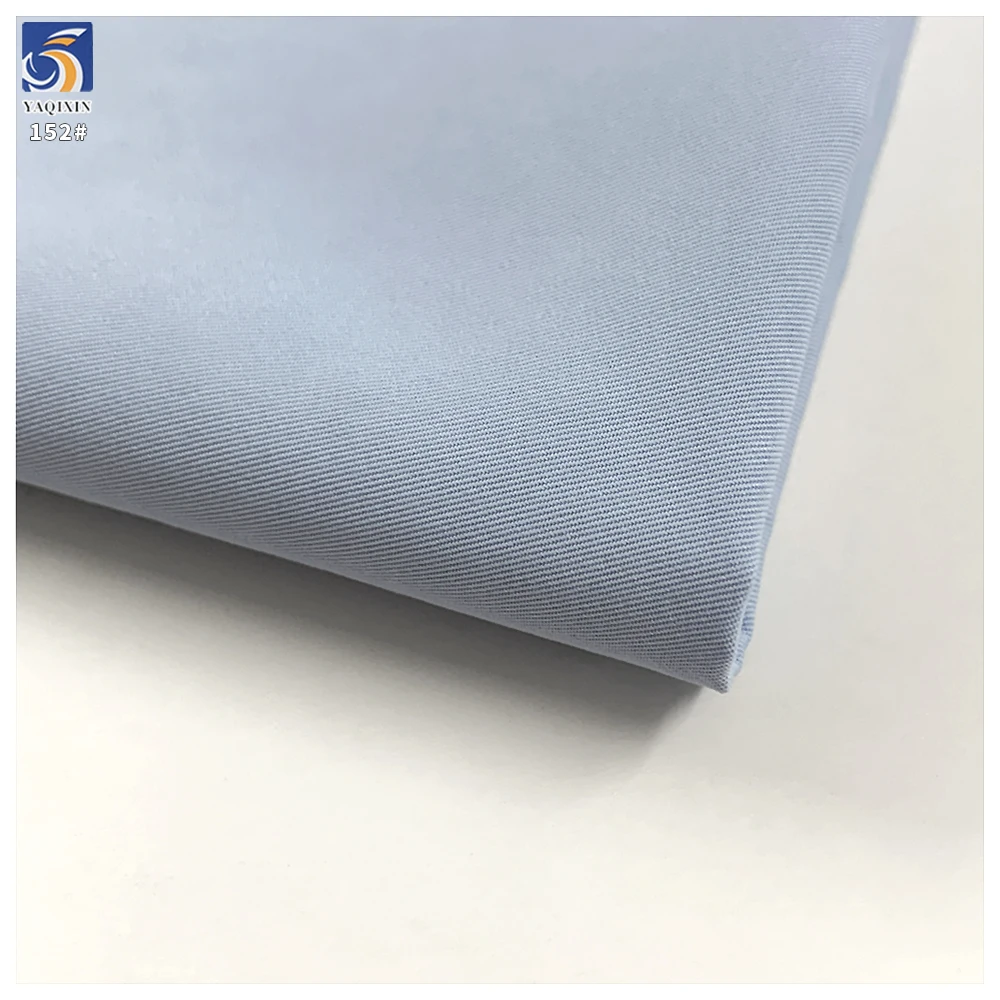 Y-159 Wholesale 155g 100% Polyester Soft Fine Twill Wrinkle Free Anti Static Fabric 150cm for Wide Leg Pants Trousers - 图片 5