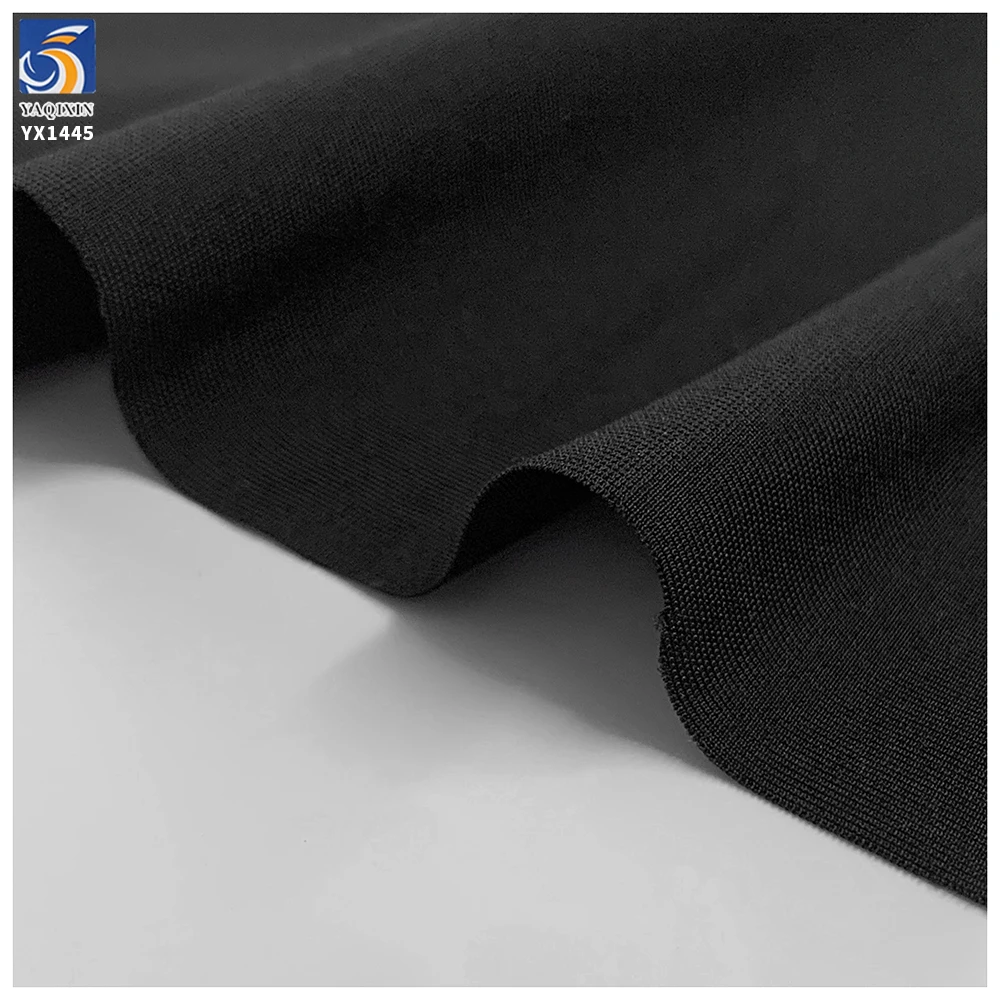 YX1445 76% Nylon 24% Spandex High Stretch Rib Knit Fabric Quick Dry Breathable Sportswear Fabric - 图片 6