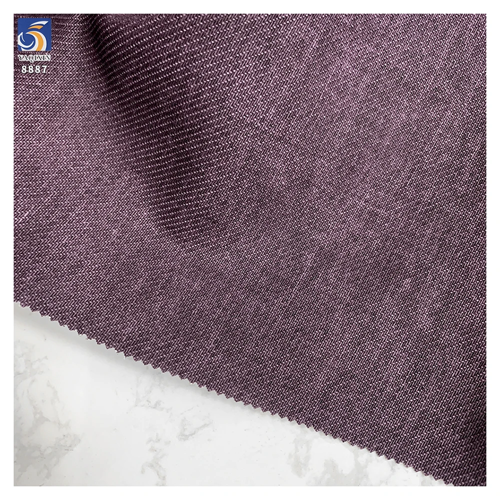A8887 280g Custom Linen-Like 100% Cotton Twill Fabric Comfortable Soft Twill Chino Cotton Fabric for Casual Clothes - 图片 4