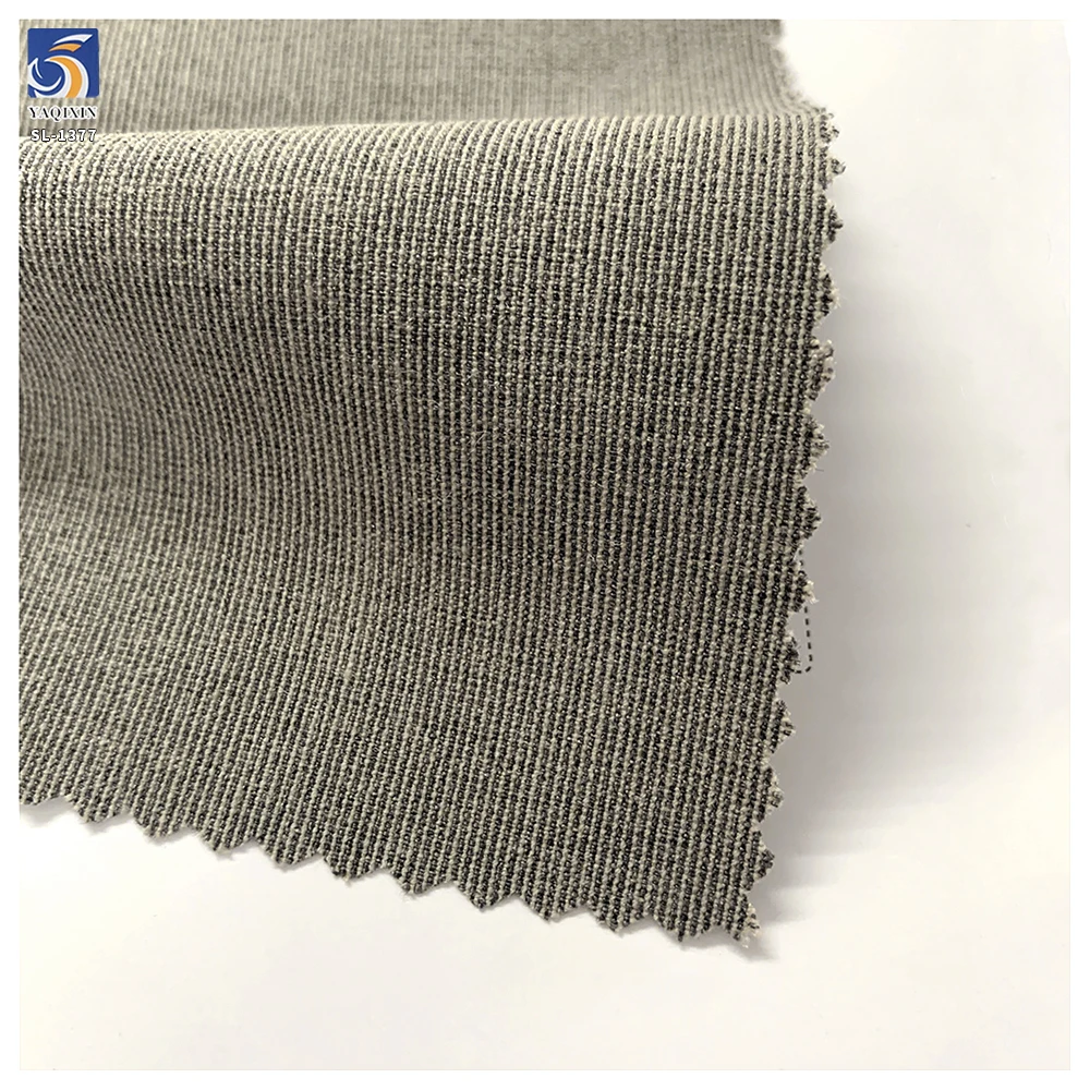 SL-1377 Solid 250gsm Premium TR Polyester Rayon Spandex Stretch Suiting Fabric Wrinkle Resistant TR Fabric for Business Suit - 图片 5