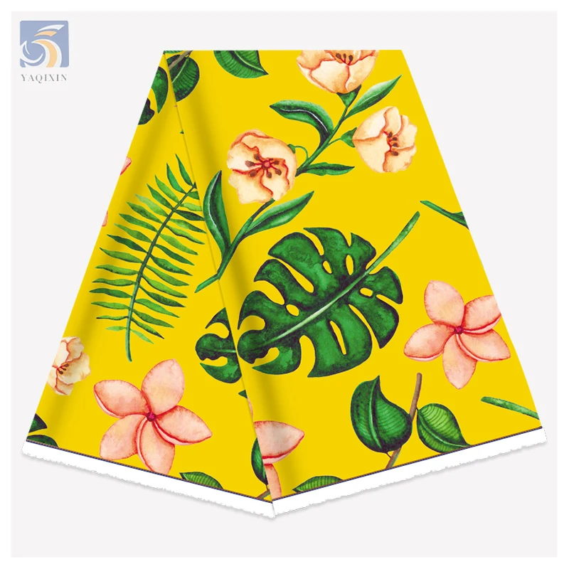 Summer New Style Flower Printed Polyester Fabric Pacific Island Design Hawaiian Print Fabric for Clothing - 图片 5