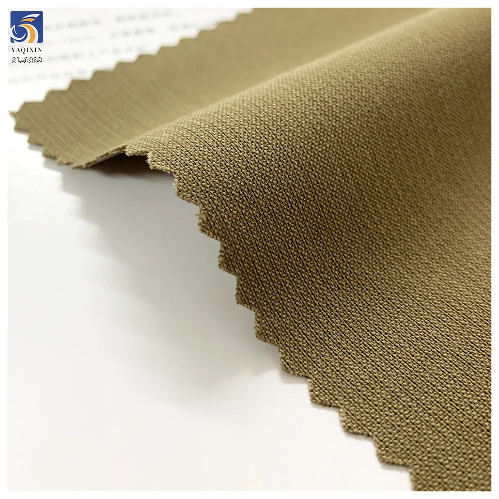 SL-1832 High Quality 250gsm TR Stretch Polyester Rayon Spandex Stretch Khaki Suiting Fabric Wrinkle Resistant for Mens Suit - 图片 4