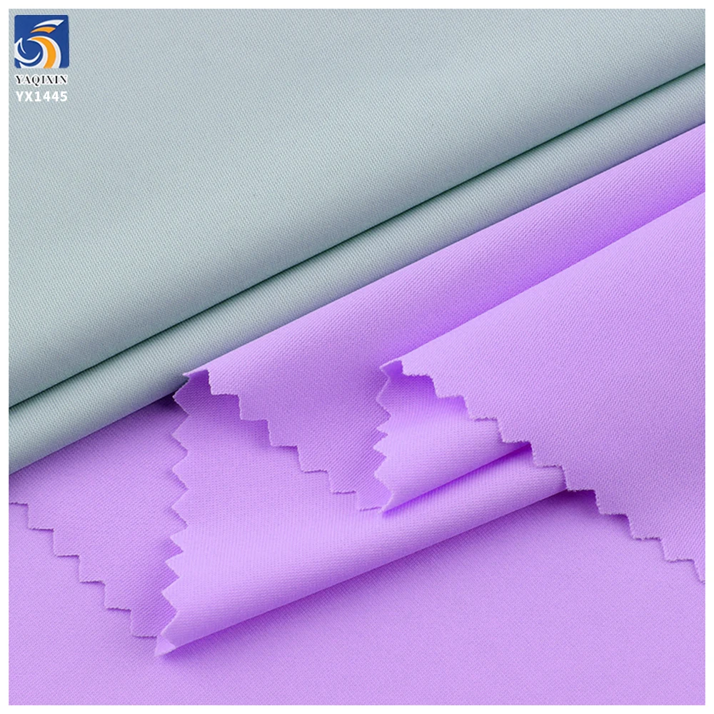YX1445 76% Nylon 24% Spandex High Stretch Rib Knit Fabric Quick Dry Breathable Sportswear Fabric - 图片 5