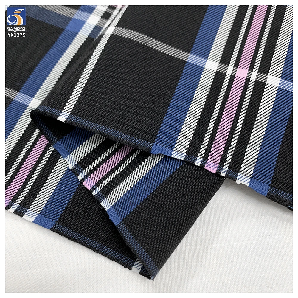 YX1379 Top Quality 200gsm 70% Polyester 30% Cotton Yarn Dyed Plaid Fabric Textile for School Uniform Fabric for African Market - 图片 4