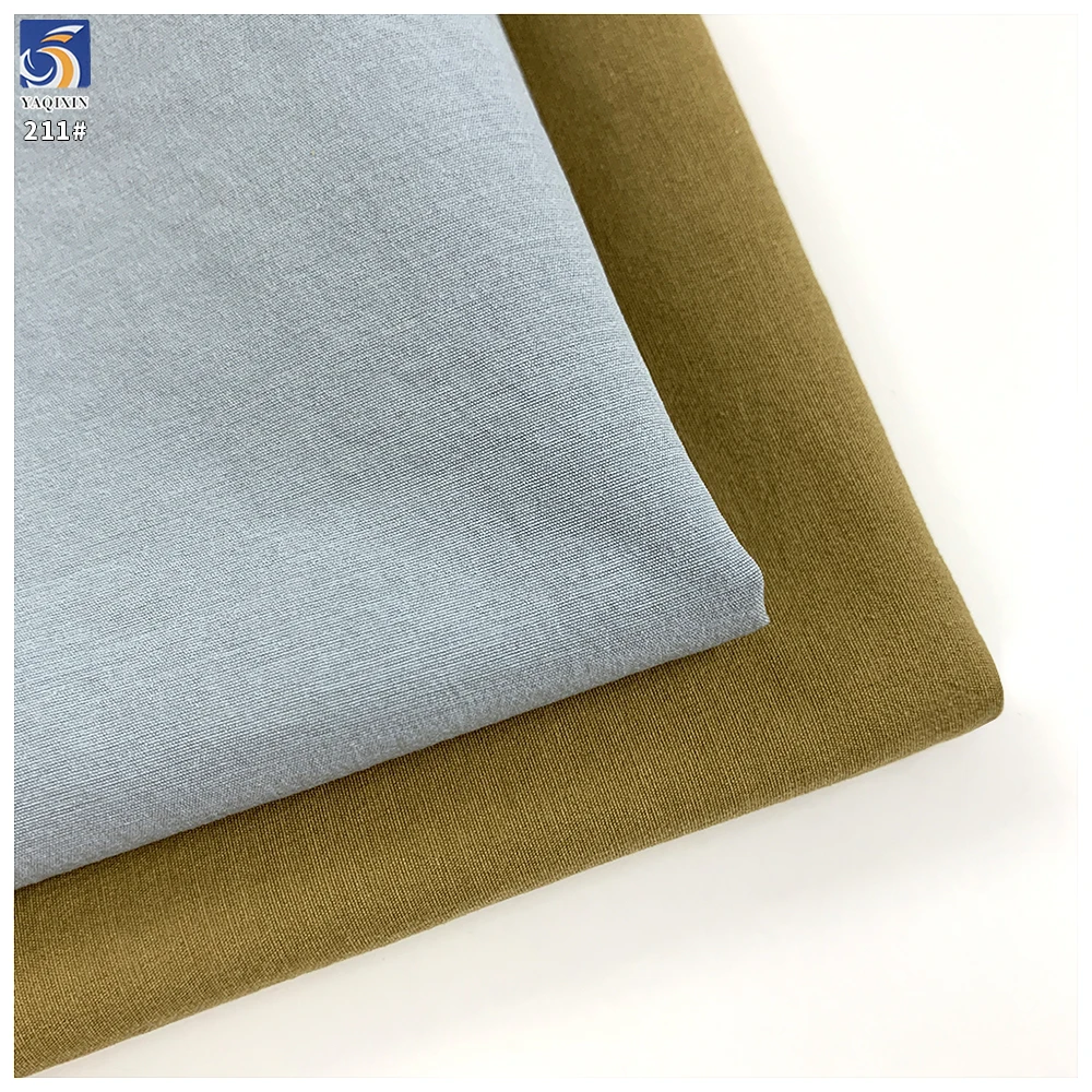 Y-211 High Quality 150g 1 Meter MOQ 100 Polyester Silky Cotton Feel Water Repellent Fabric 160cm for Jacket Trench Coat Pant - 图片 5