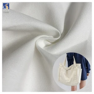 YX1376 6*6 255gsm 1 Meter Top Quality Canvas Bag Backpack Fabric Silky Smooth 100% Cotton Woven Canvas Fabric for Bag