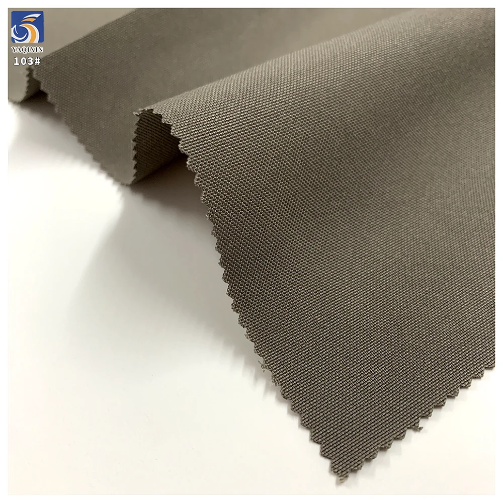 Y-103 Customized Price 170g Beige 100% Polyester Large Oxford Antistatic Waterproof Fabric for Men Windbreaker Jacket - 图片 3