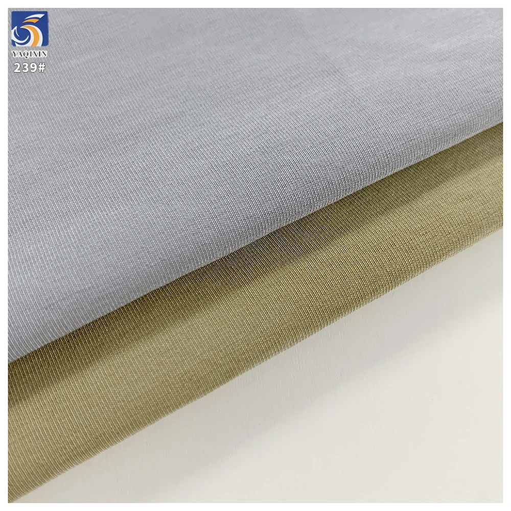 Y-239 120g OEM Custom Mountaineering Clothing Fabric Thin 100% Polyester Antistatic Fabric for Wide-Leg Pants Windbreaker - 图片 6