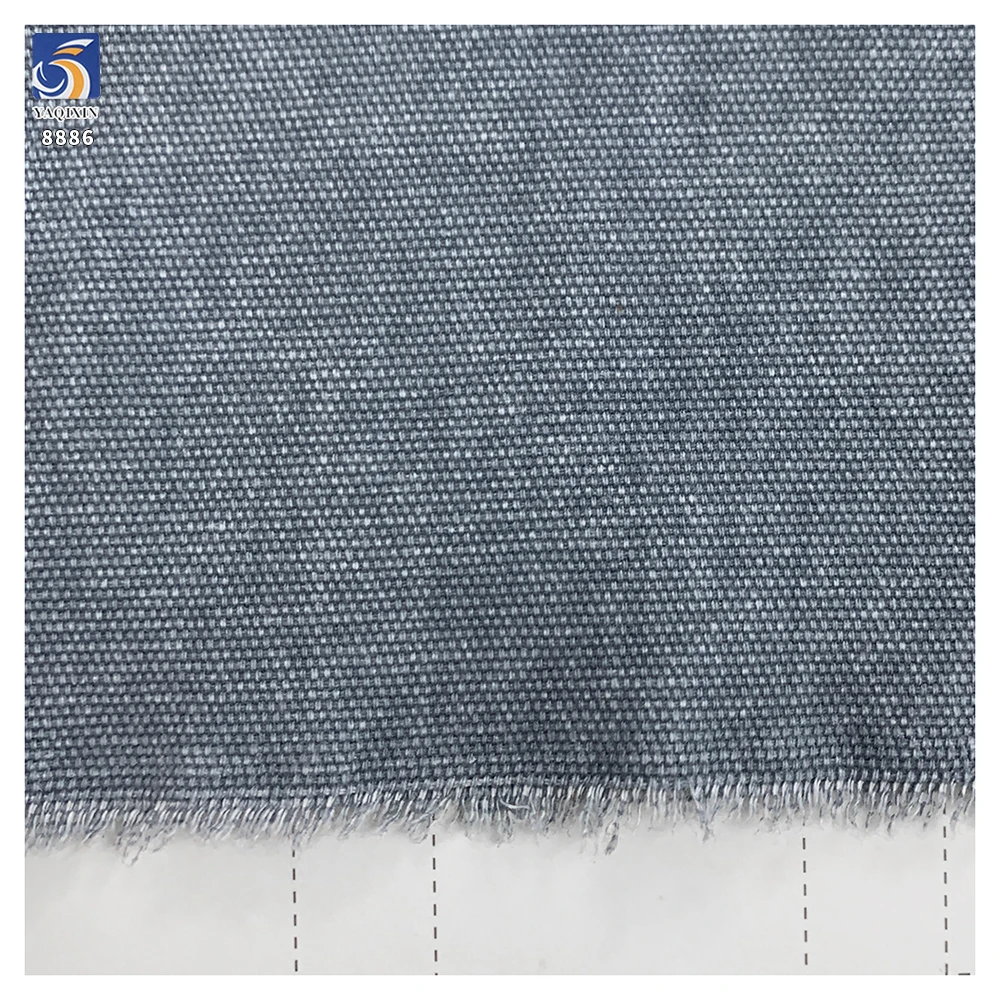 A8886 280g Newly Manufactured Woven Solid Color Washed Martin Canvas Fabric New 100 Cotton Canvas Shirt Clothing Fabrics - 图片 2