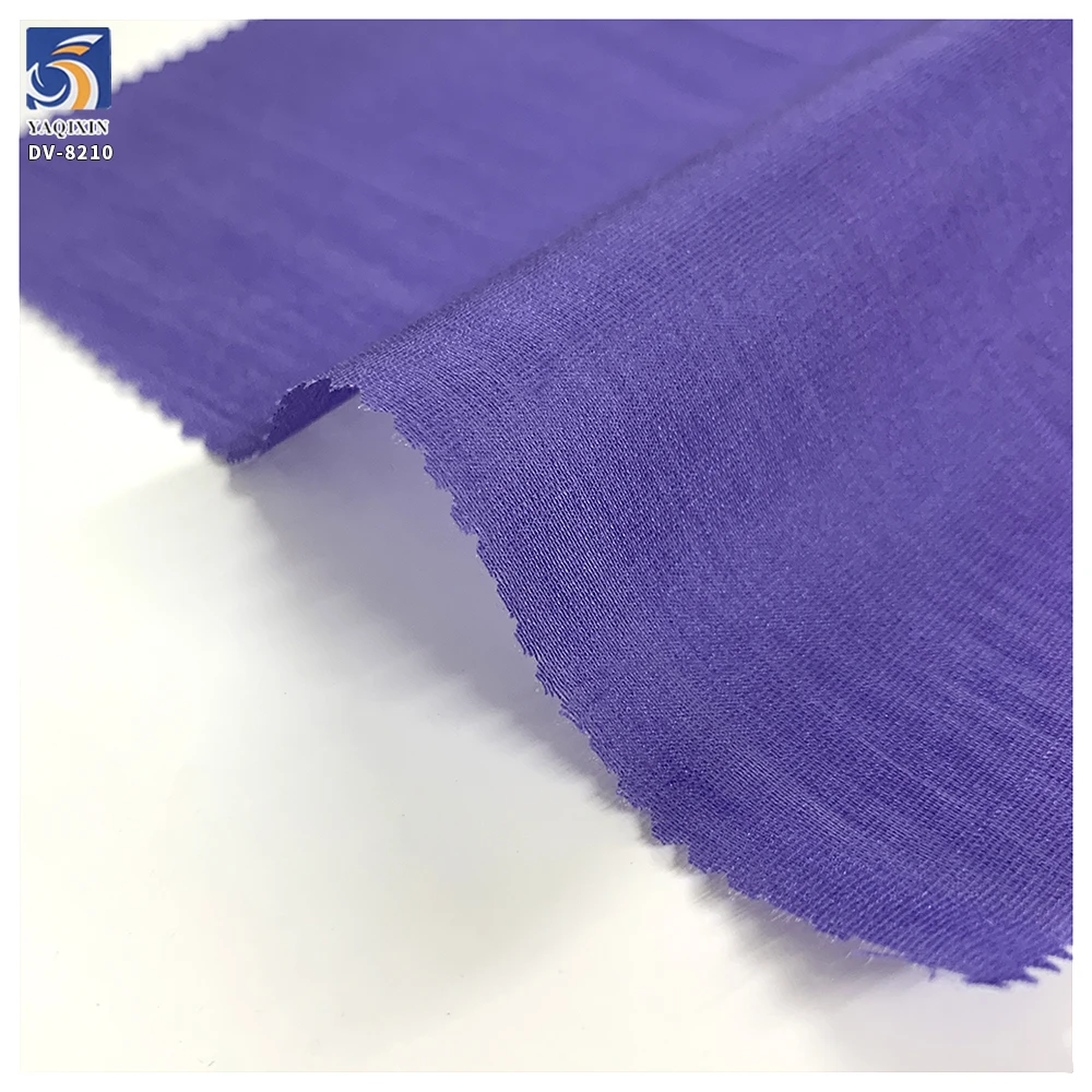 DV8210 Lightweight 50gsm Soft Skin-Friendly Breathable Blended Silk Chiffon Polyester Fabric for Summer Fashion Dress - 图片 3