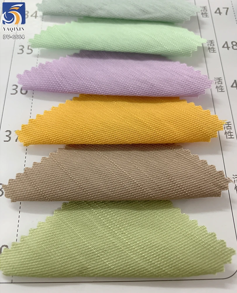 DV-6664 100gsm Silky Touch 85% Rayon 15% Polyester Blend Dress Fabric Soft Drape Airy Comfort Chiffon Clothing Fabric - 图片 5