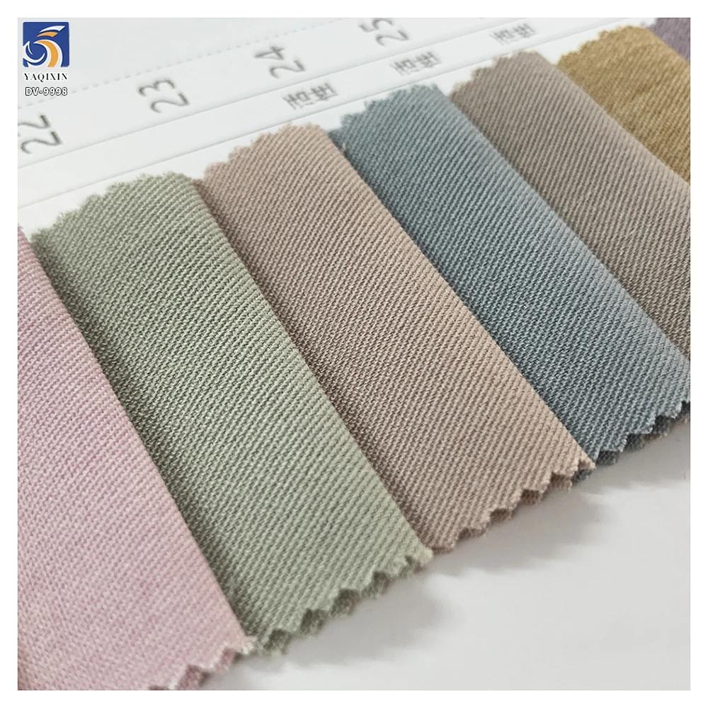 DV-9998 185g New 2026 Lightweight TR Twill Stretch Poly Rayon Spandex Fabric High Stretch TR Twill Fabric for Dress/Suit - 图片 5