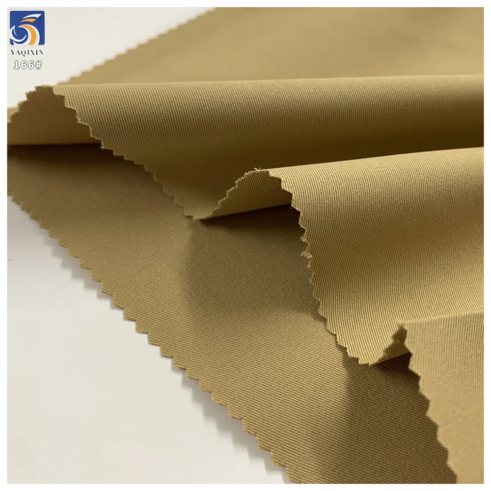 Y-166 150g High Quality T800 100% Polyester Waterproof Micro Fine Twill Fabric 150cm for Mens Cargo Pants Trousers - 图片 4