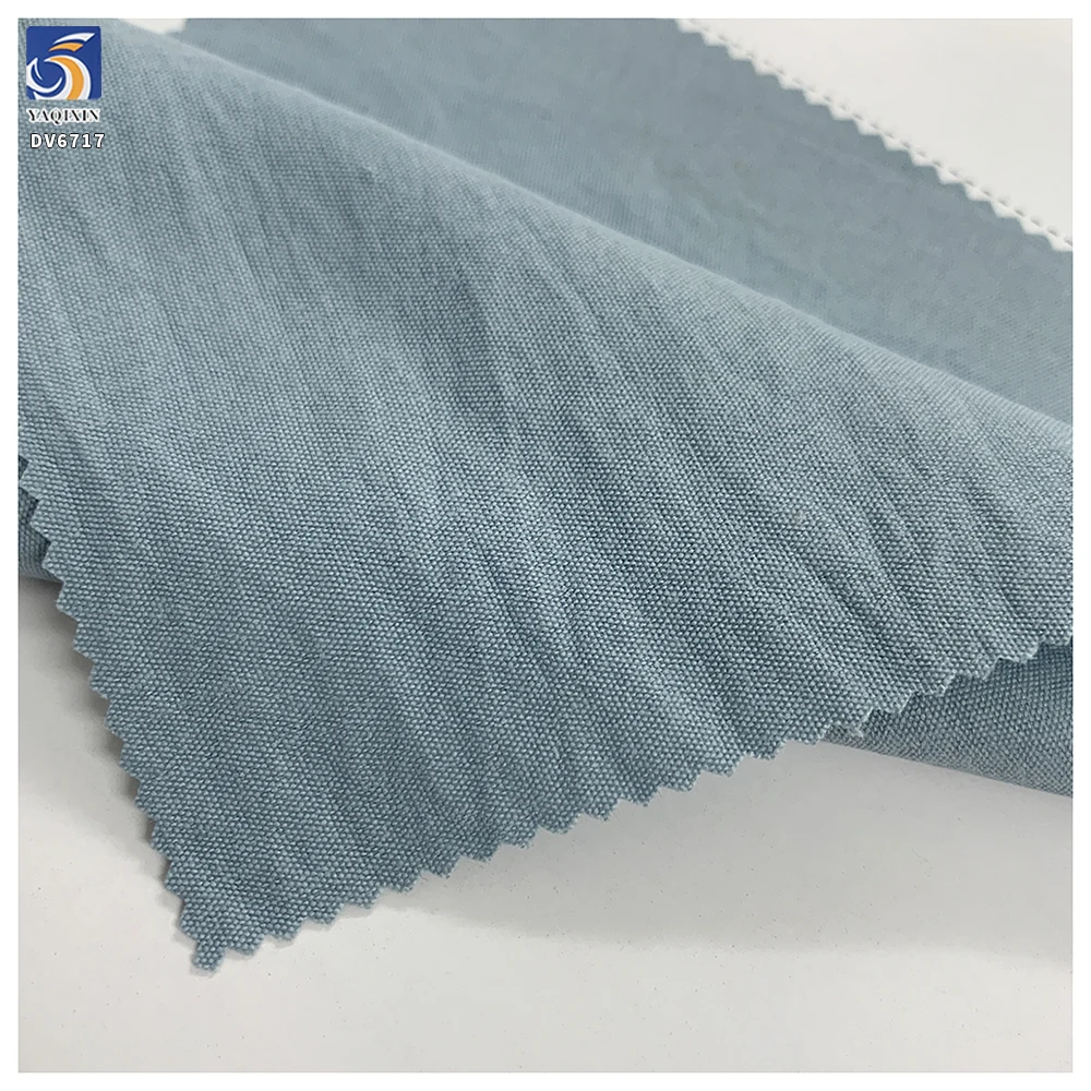 DV6716 Cheap Chiffon Dress Washed and Crepey Wrinkled 120 Gsm 100% Polyester Fabric for Woman - 图片 2