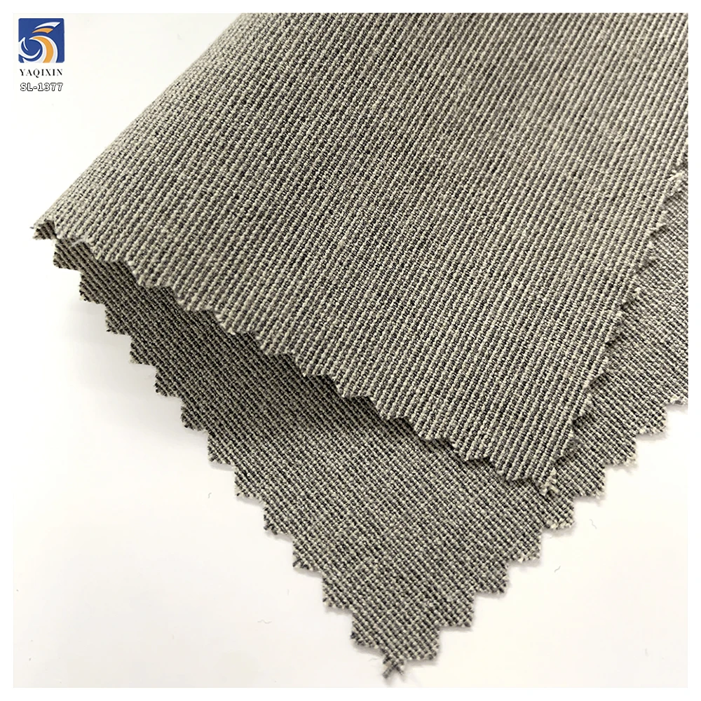 SL-1377 Solid 250gsm Premium TR Polyester Rayon Spandex Stretch Suiting Fabric Wrinkle Resistant TR Fabric for Business Suit - 图片 3