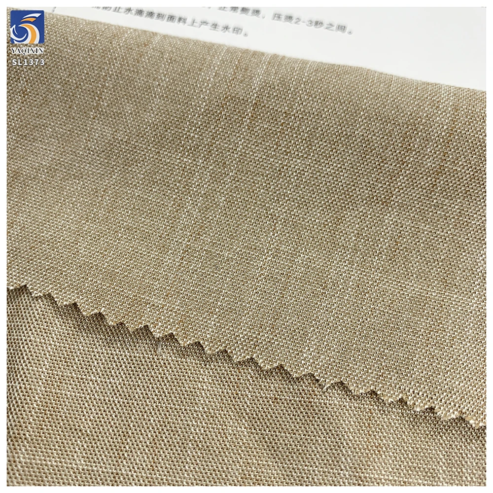 SL1373 220gsm Top Quality 45% Cellulose 50% Polyester 5% Spandex Blend Stretch Fabric Khaki Stretch Suit Pants Fabrics - 图片 5