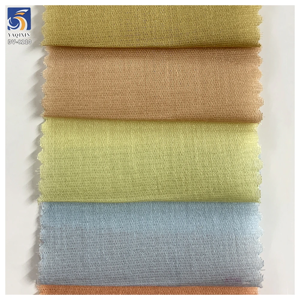 DV8210 Lightweight 50gsm Soft Skin-Friendly Breathable Blended Silk Chiffon Polyester Fabric for Summer Fashion Dress - 图片 6