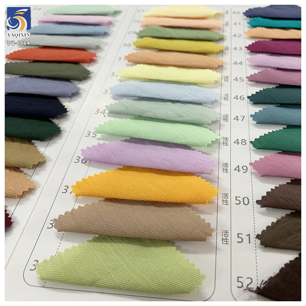 DV-6664 100gsm Silky Touch 85% Rayon 15% Polyester Blend Dress Fabric Soft Drape Airy Comfort Chiffon Clothing Fabric - 图片 6