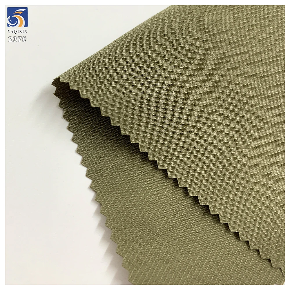 Y-237 110g No Washing/Easy Care Light Grey Woven 100% Polyester Fine Twill Fabric 150cm for Pants Casual Trousers - 图片 4