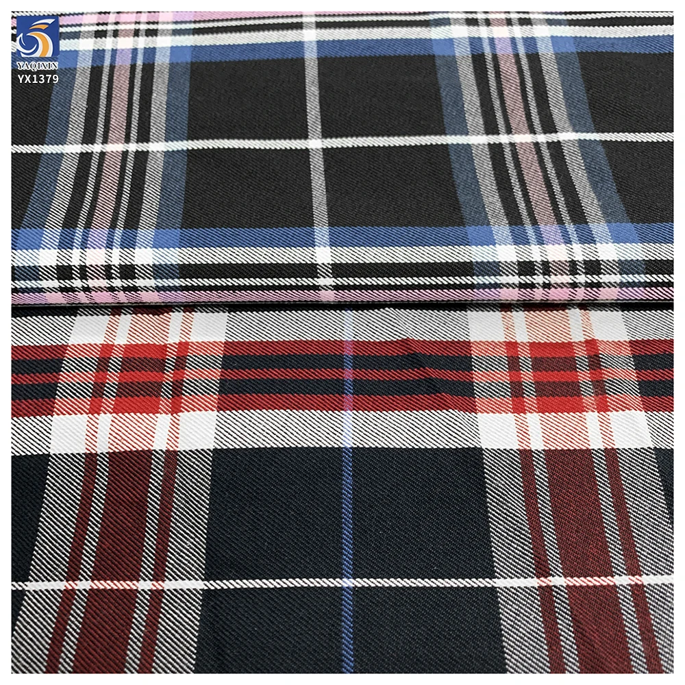 YX1379 Top Quality 200gsm 70% Polyester 30% Cotton Yarn Dyed Plaid Fabric Textile for School Uniform Fabric for African Market - 图片 6