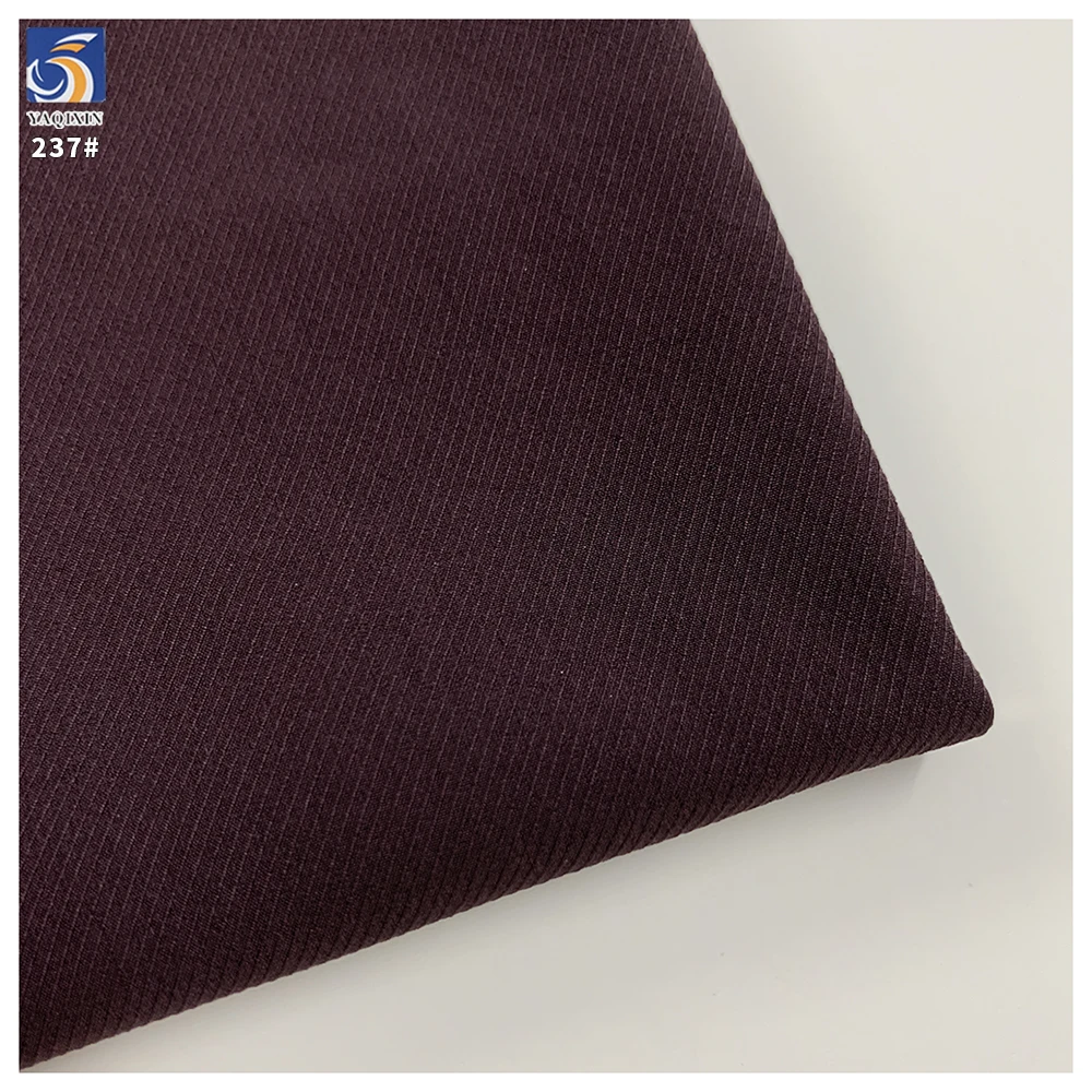 Y-237 110g No Washing/Easy Care Light Grey Woven 100% Polyester Fine Twill Fabric 150cm for Pants Casual Trousers - 图片 5