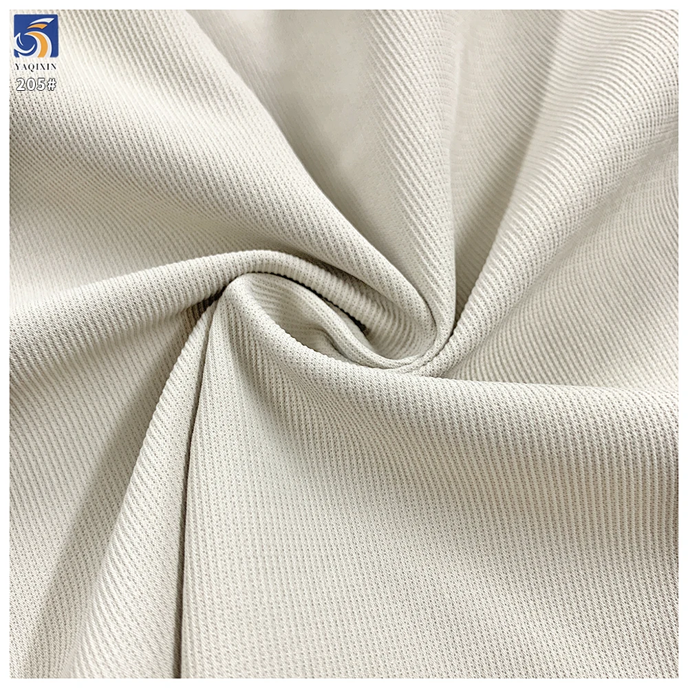 Y-205 250g Popular Summer Mountaineering Fabric Light Khaki No-Wash 100 Polyester Striped Fabric 150cm Wrinkle Free - 图片 4