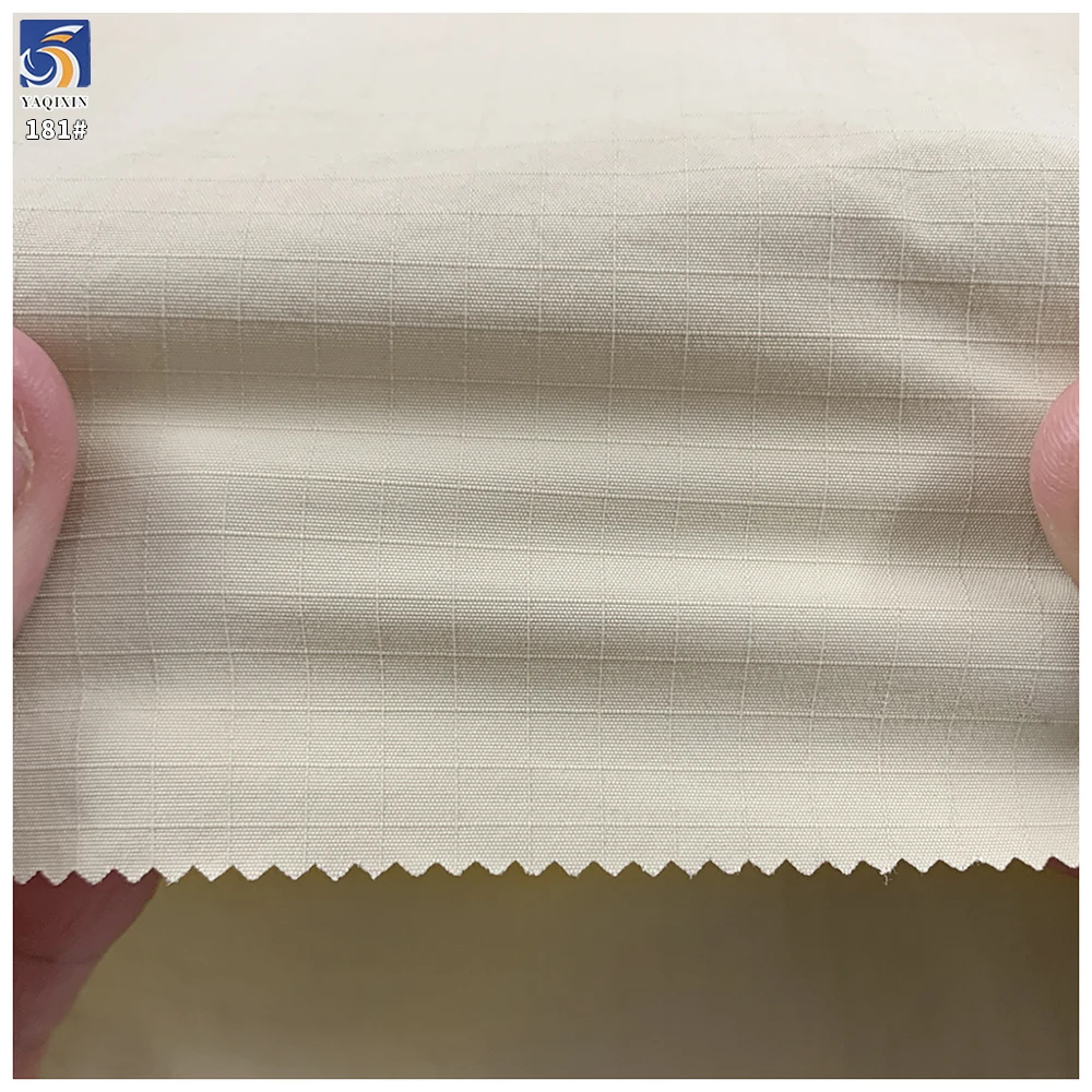 Y-181 High Quality T800 145g 100% Polyester Antistatic Large Grid Wrinkle Free Fabric 150cm for Backpack Sportswear Jacket - 图片 6