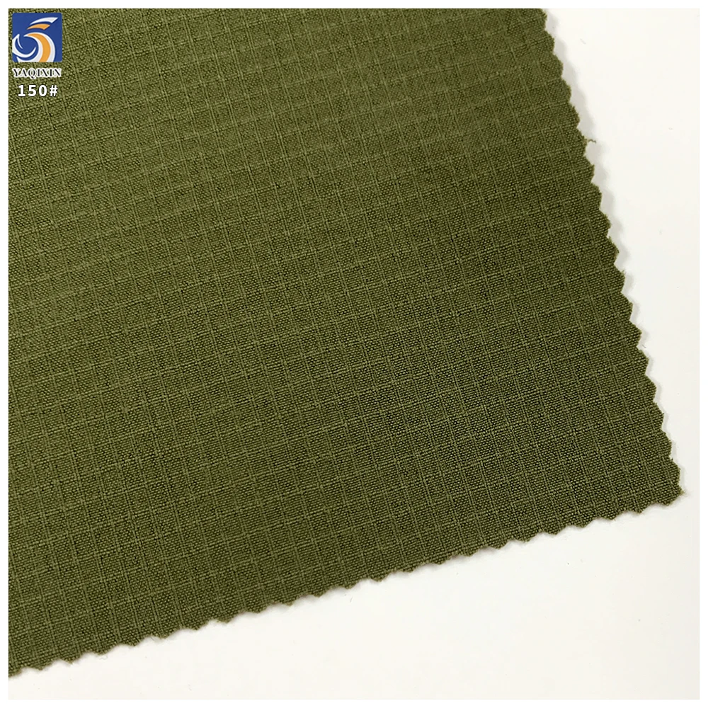 Y-150 Functional 140g 70D 90% Nylon 10% Spandex 4 Way Stretch Waterproof Anti Static Grid Fabric for Outdoor Jacket Pants - 图片 3