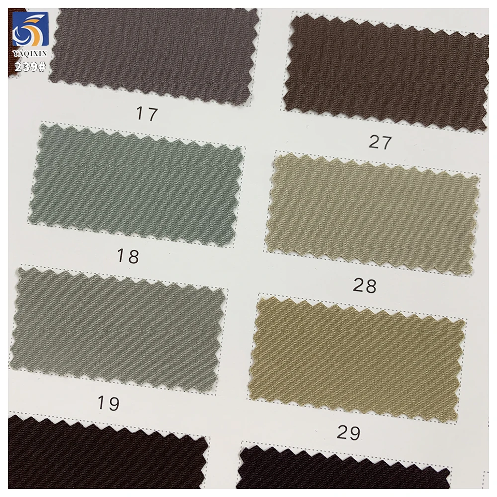 Y-239 120g OEM Custom Mountaineering Clothing Fabric Thin 100% Polyester Antistatic Fabric for Wide-Leg Pants Windbreaker - 图片 4