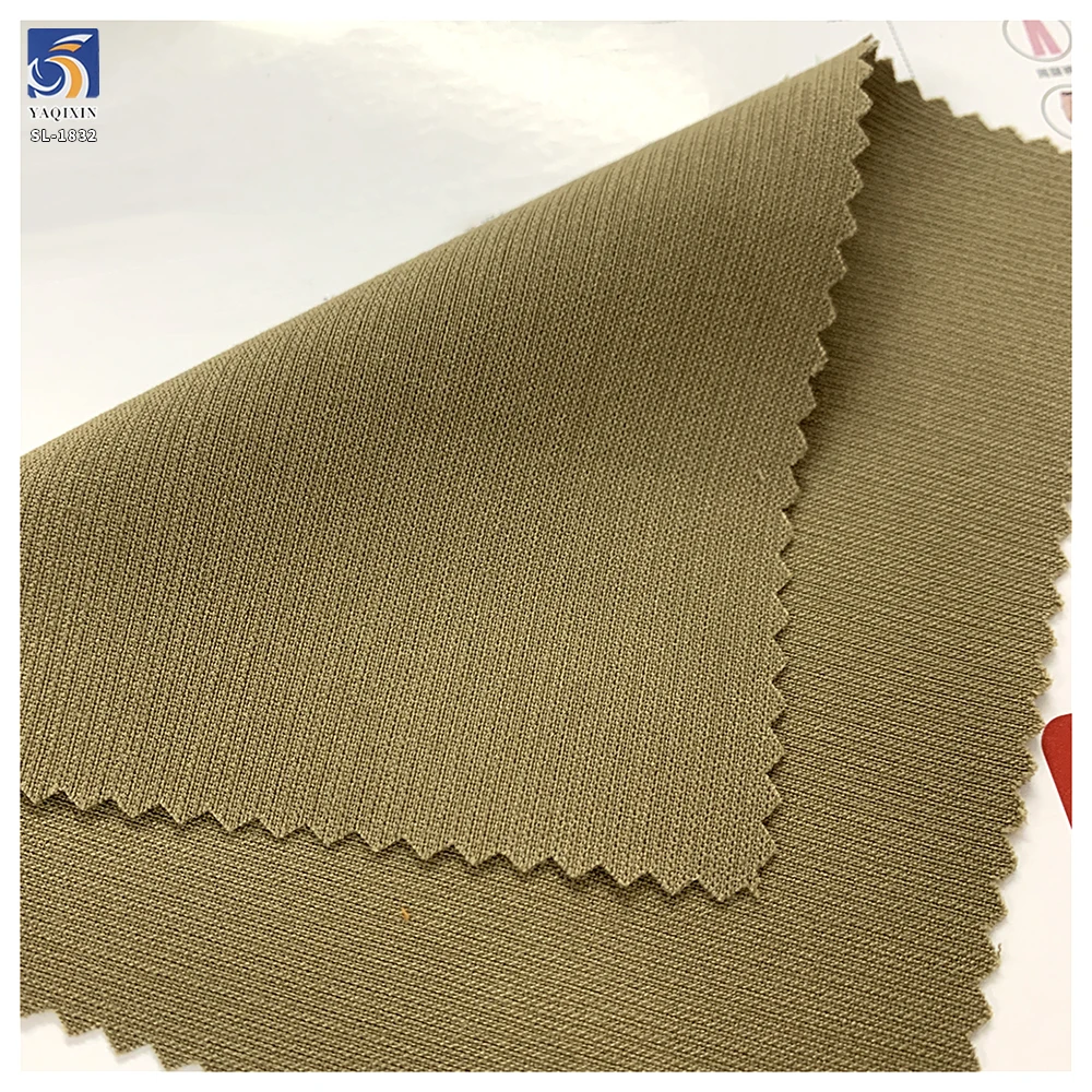 SL-1832 High Quality 250gsm TR Stretch Polyester Rayon Spandex Stretch Khaki Suiting Fabric Wrinkle Resistant for Mens Suit - 图片 3
