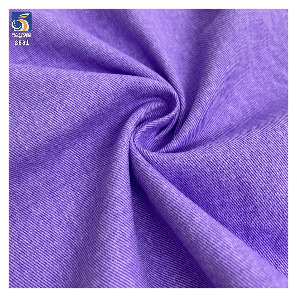 A8881 16*12 280g Top Quality Cotton Twill Fabrics for Shirts Woven Washed Earthy Yellow 100% Cotton Twill Clothing Fabric - 图片 6